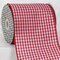 The Ribbon People Red and White Checkered Ribbon 5" x 20 Yards